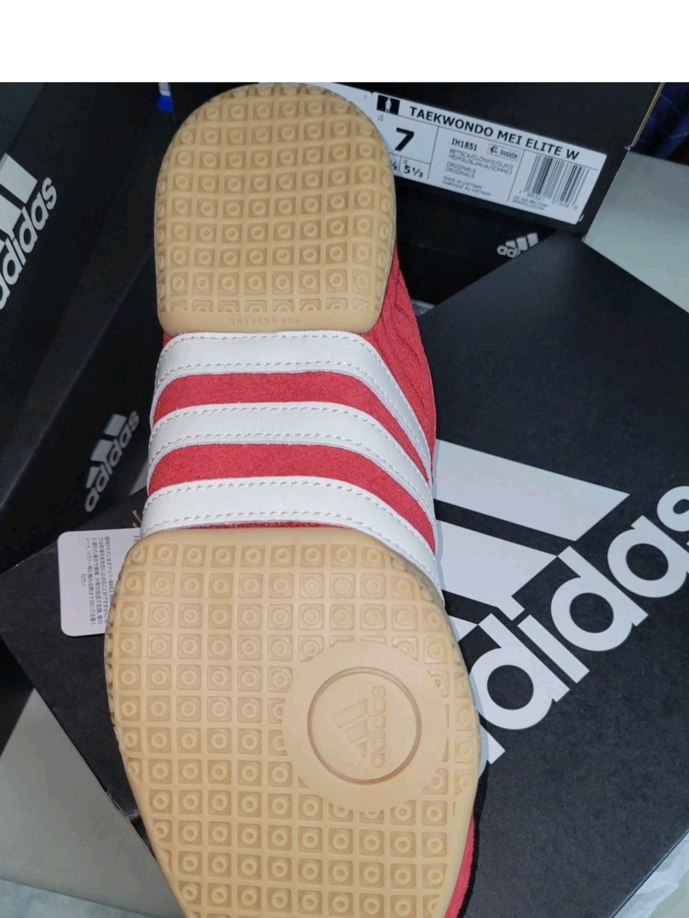 **SALE!! Adidas TAEKWONDO MEI ELITE Womens Better Scarlet Gum 2026 🔥 Nib Rare - Picture 7 of 13
